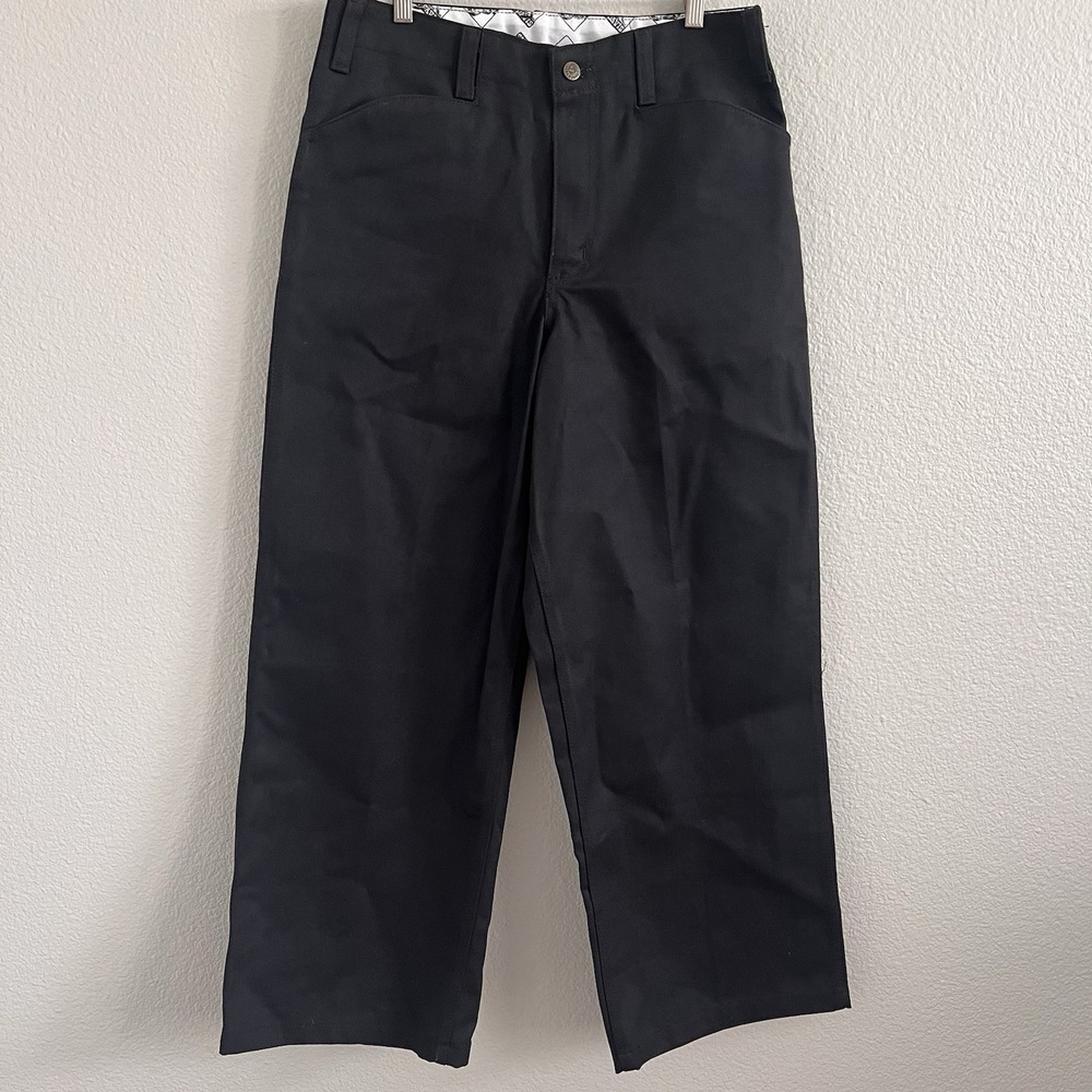 Vintage Ben Davis Gorilla Cut Baggy Wide Deadstock 32 X 30 Black NWT Streetwear